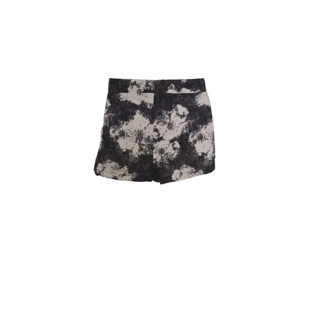 Free People Wrap Front Shorts Women's Linen Blend Tie Dye Print size S